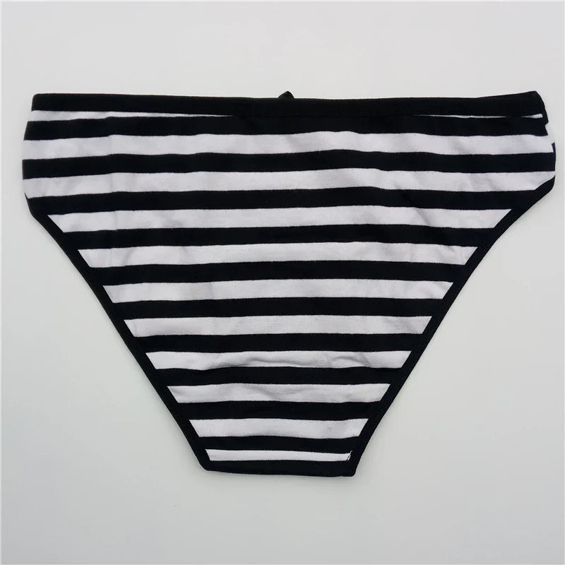 5-Pcs Women’s Cotton Panties Set – Sexy Bikini Briefs for Girls & Ladies, Free Shipping