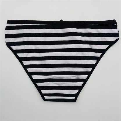 5-Pcs Women’s Cotton Panties Set – Sexy Bikini Briefs for Girls & Ladies, Free Shipping