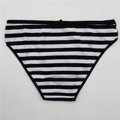 5 Pcs Women’s Cotton Panties Set - Soft Bikini Briefs Sexy Ladies Underwear Comfortable Everyday Briefs