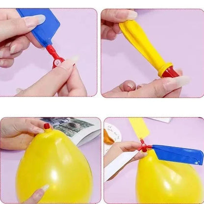 Air Balloon Helicopter Toy Set - Fun Flying Outdoor Party Game for Kids (1–10 PCS)