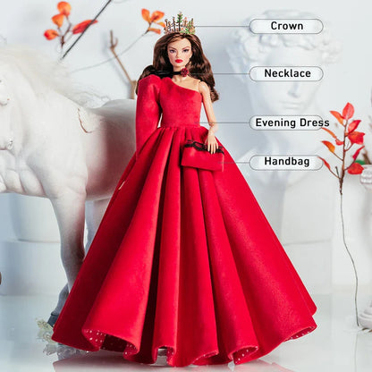32cm Supermodel Doll Clothes Set — Fashion Evening Dress & Accessories for DIY Toys & Collector Gift