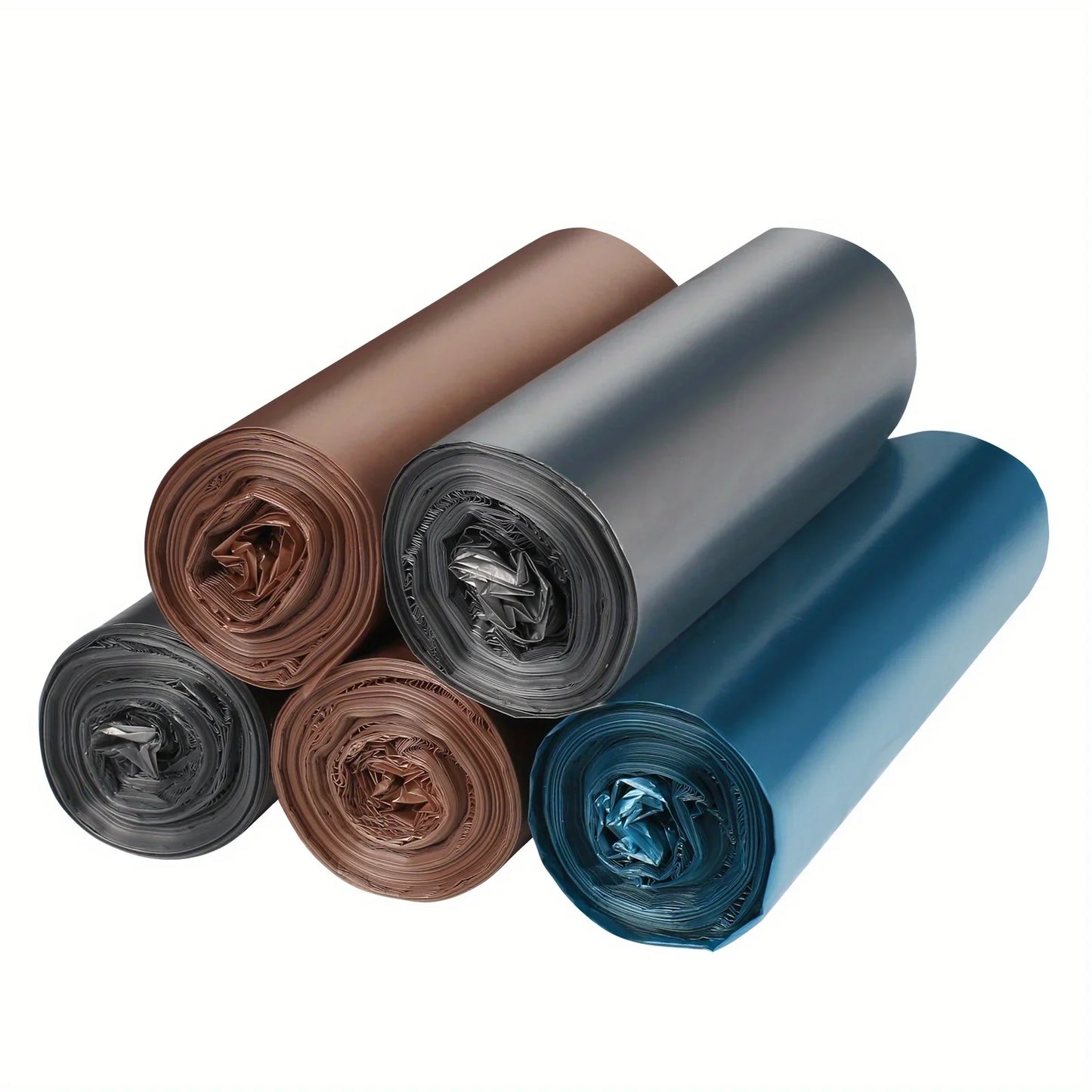 Thick & Durable Polyester Garbage Bags – 100 Count Roll, 45x50cm, Portable & Affordable for Home & Dorm Use