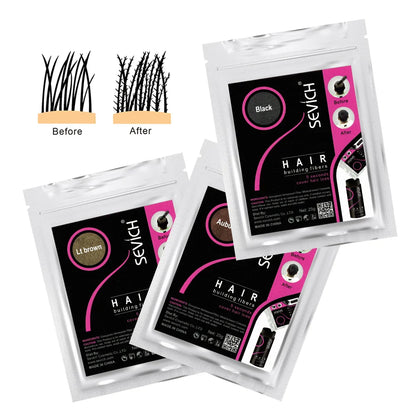 SEVICH Keratin Hair Fiber 100g – Hair Thickening & Building Powder Spray, Instant Regrowth & Hair Loss Concealer