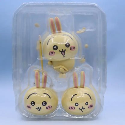 Cute Chiikawa Usagi Action Figure — Kawaii Anime Model Collectible Doll Set for Desk Decoration & Gift