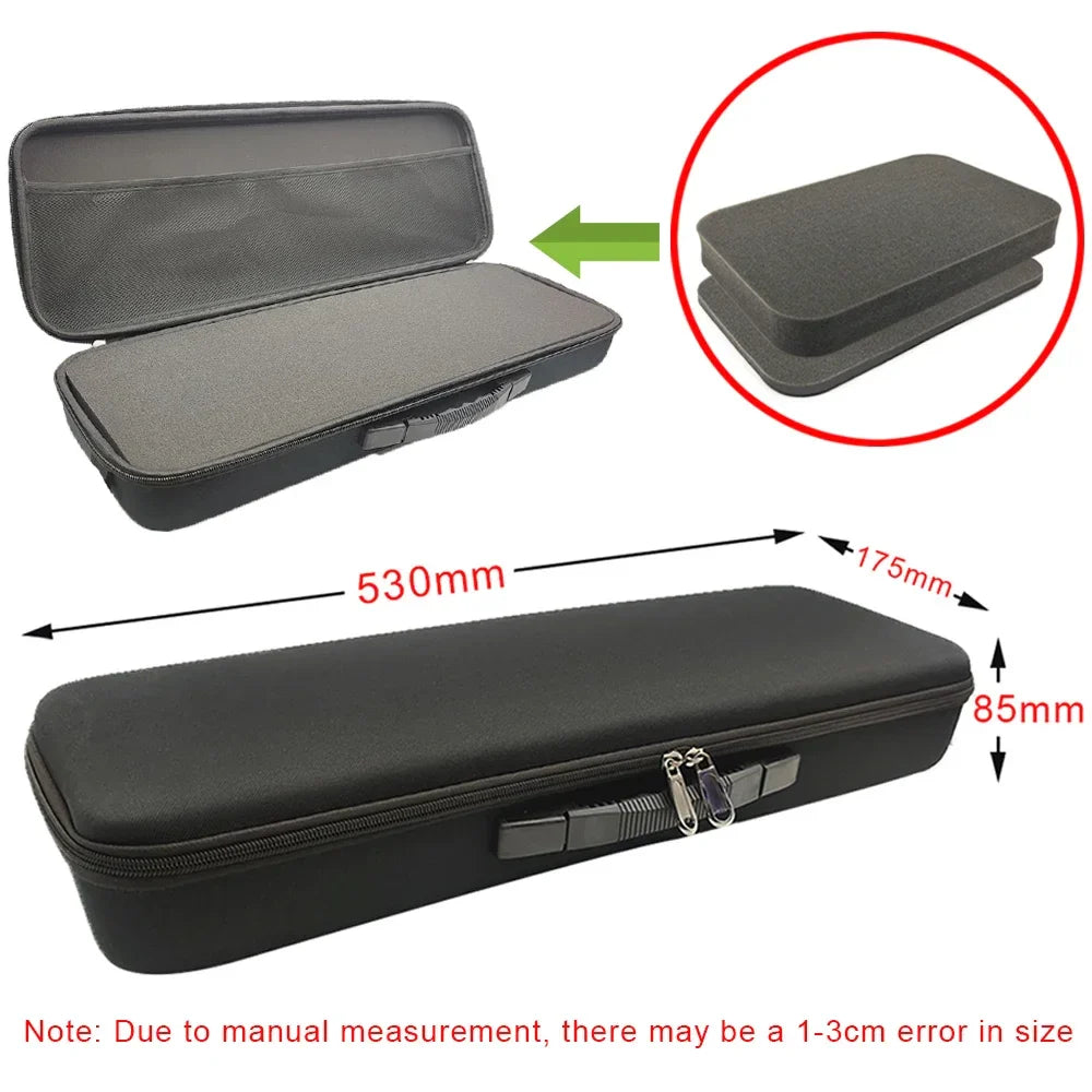 DIY Foam Hard Carry Case Storage Bag – Shockproof Travel Zipper Organizer for Camera & Outdoor Tool Accessories