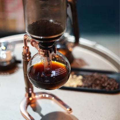 Siphon Coffee Maker Set - 3/5 Cups High-Quality Coffee Kettle, Barista-Grade Brewing Pot, Essential Coffee Accessories for Coffee Enthusiasts