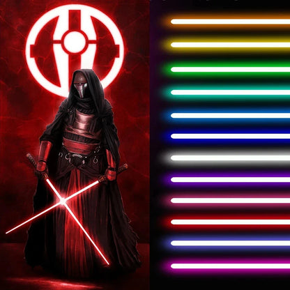 RGB Metal Lightsaber Laser Sword Toy — Rechargeable RGB Light Saber & K-Pop Lightstick