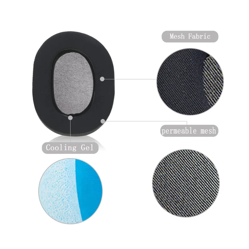 Replacement Memory Foam Ear Pads & Leather Case for Sony WH-1000XM2/3/4/5 Headphones