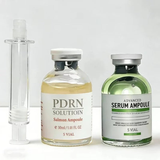 PDRN Salmon DNA Facial Serum – Stem Cell Ampoule Essence for Skin Nourishing, Firming, Smoothing & Glow Boosting Skincare Treatment