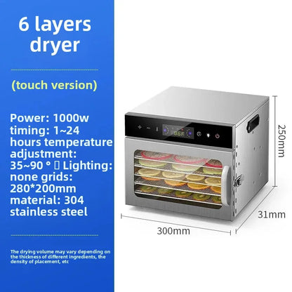 Beef Jerky & Fruit Dehydrator – Air Drying Machine for Snacks, Fruits, Vegetables & Pet Treats
