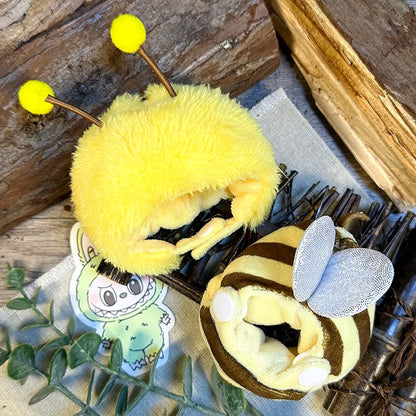 17cm Mini Plush Doll Clothes – Cute Animal-Style DIY Outfit Accessories for Labubu Dolls