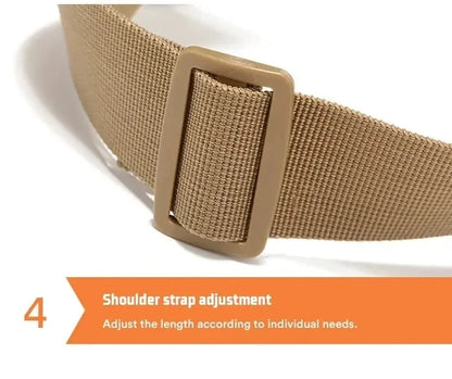 Outdoor Hunting Tactical Shoulder Bag - Concealed Carry Pistol Holster, Waterproof Crossbody Gun Sling Chest Pack