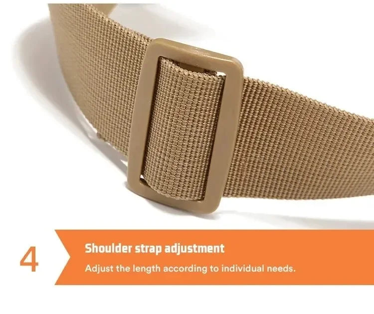 Outdoor Tactical Shoulder Bag – Concealed Carry Pistol Holster Waterproof Crossbody Gun Sling Pack