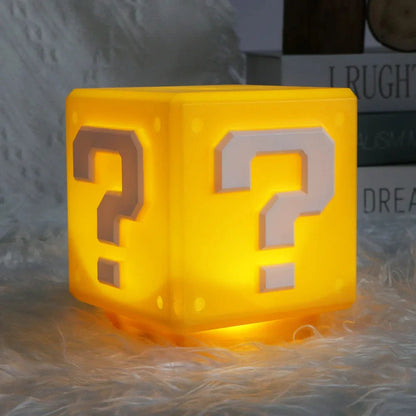 LED Question Mark Night Light with Music — Anime Style USB Rechargeable Bedside Lamp for Children’s Bedroom, Gift