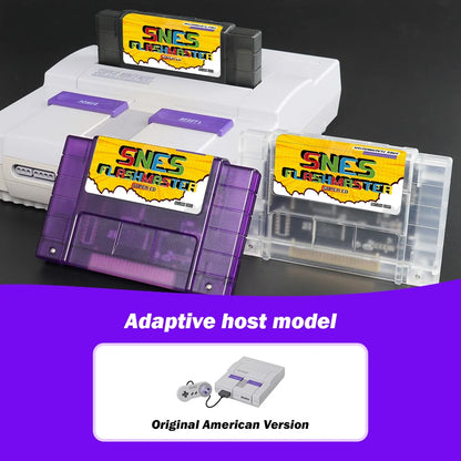 3000-in-1 SNES Flashmaster Cartridge – OS V12 with 8GB TF Game Card for Nintendo SNES Console