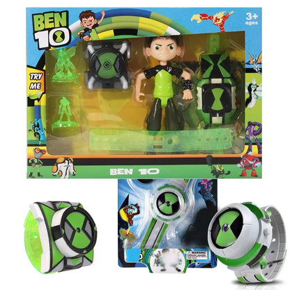 Omnitrix BEN10 Action Figure – Ben Tennyson Projection Watch with Sound & Light, Kids’ Smart Toy Gift