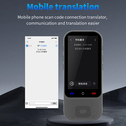 S80 Pro Portable Language Translator Device - 138 Languages, Voice & Offline Translation, ChatGPT Function