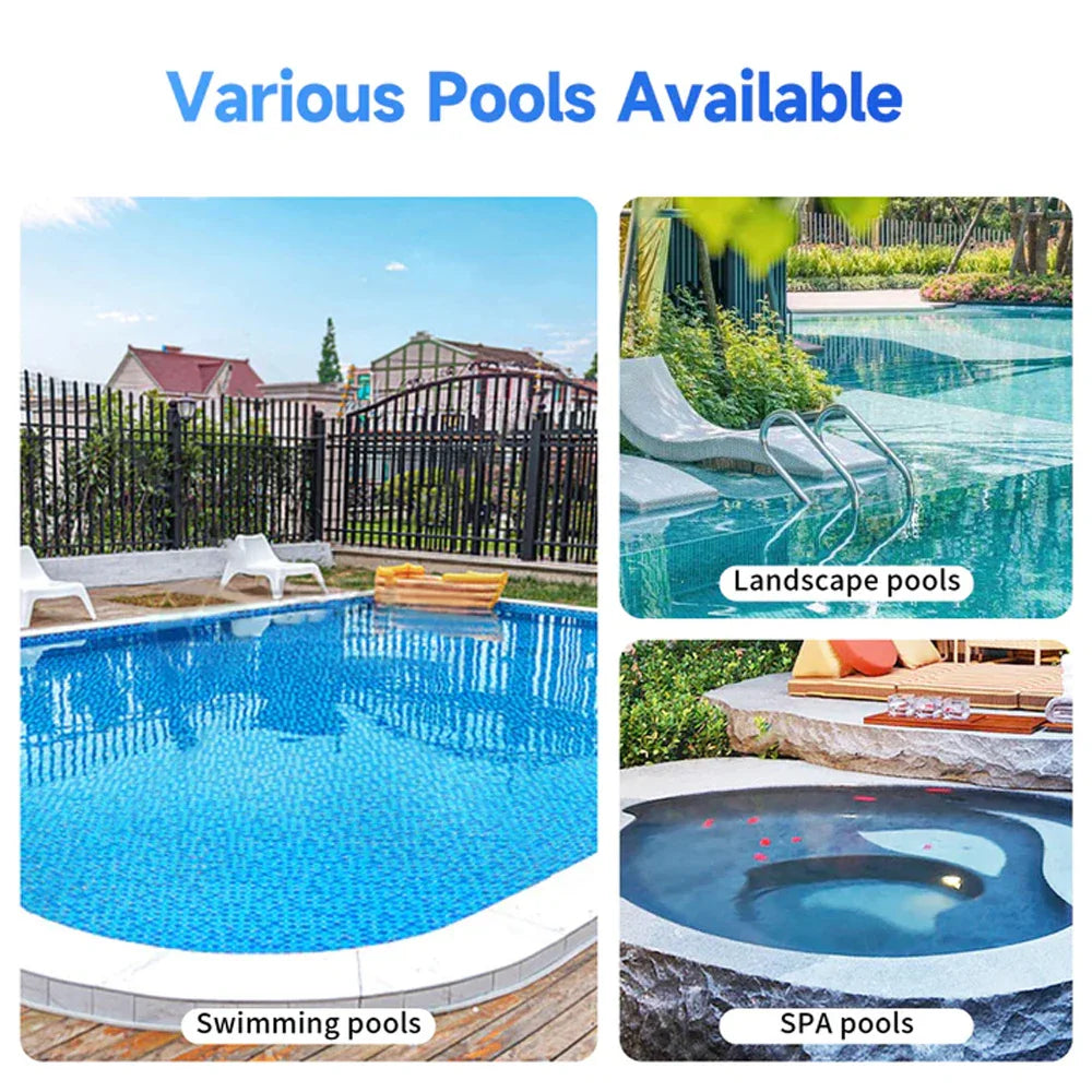 Lydsto Cordless Robotic Pool Cleaner - Automatic Swimming Pool Vacuum, Wireless Operation, Auto-Parking Feature