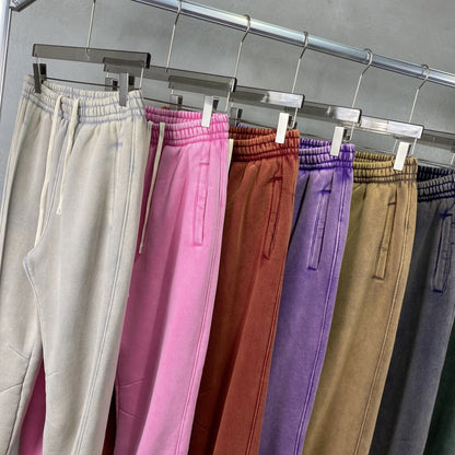 Batik Pattern Fleece Sweatpants – Cozy Casual Warm Pants