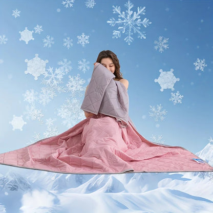 Ultra-Soft Summer Cooling Blanket – Lightweight Breathable Easy-Care Cooling Comfort for Hot Sleepers & Pillows