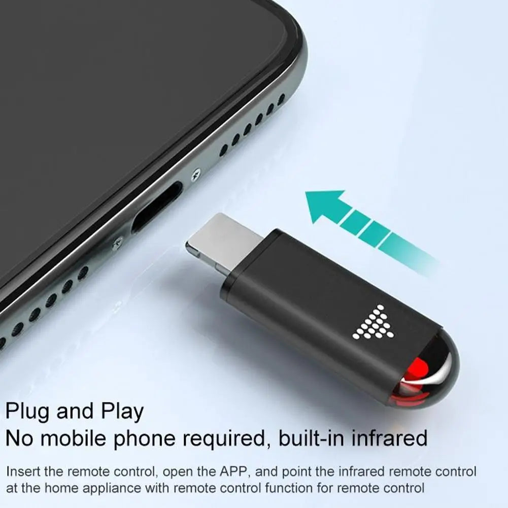 IR Wireless Infrared Remote Control Adapter – Smart App Transmitter for iPhone & Mobile Devices