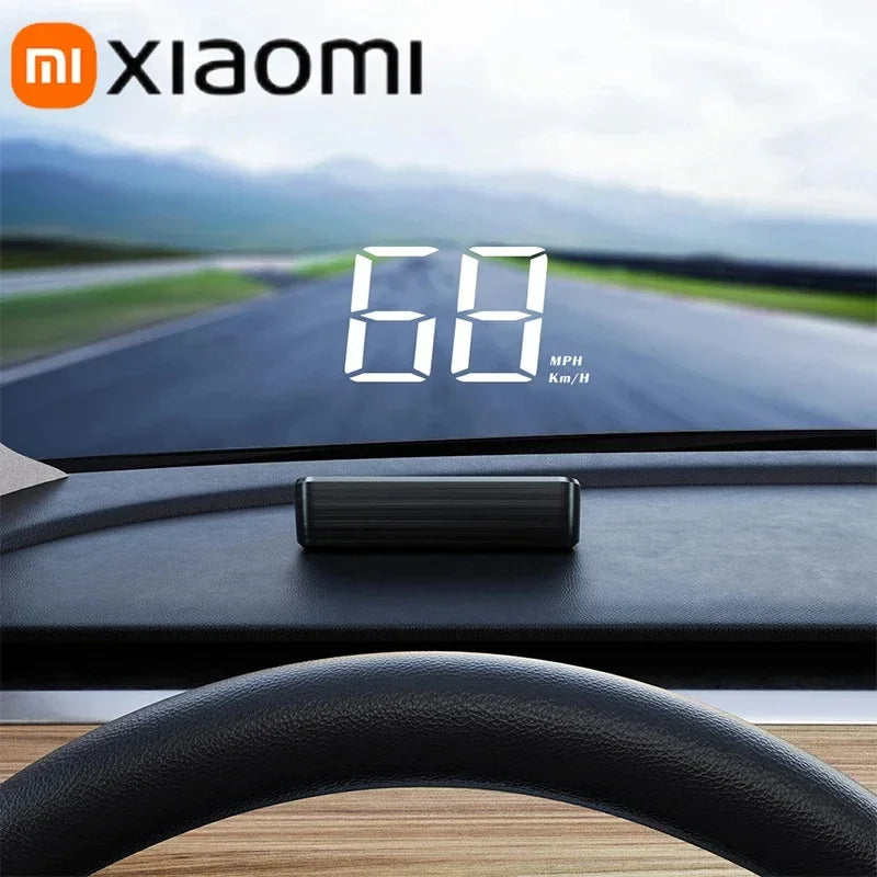 Xiaomi Car HUD Speedometer – Digital GPS Compass Head-Up Display Windshield Projector Multifunctional Accessory