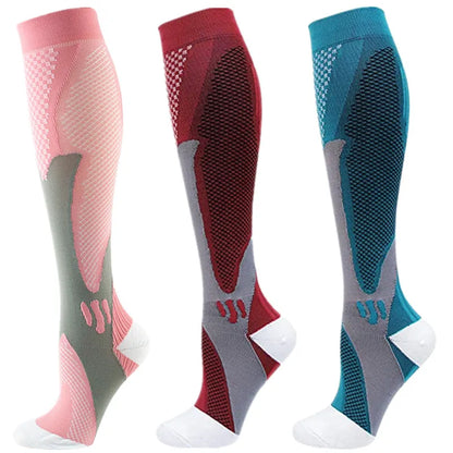 3 Pairs Compression Socks 30 mmHg — S-XXL Medical Socks for Edema, Diabetes & Varicose Veins