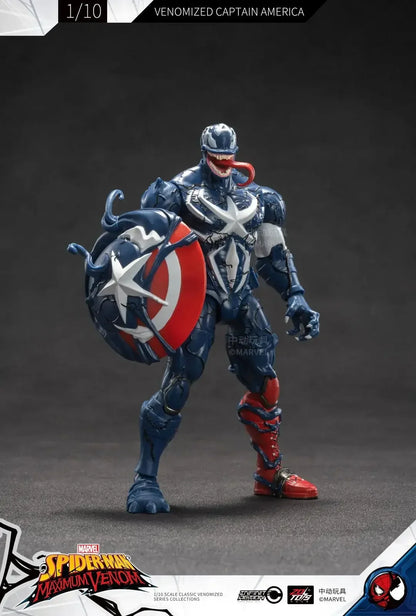 ZD 1/10 Marvel Legends Action Figures – Venom, Spider-Man, Iron Man, Thanos, Captain America, Black Panther Toy