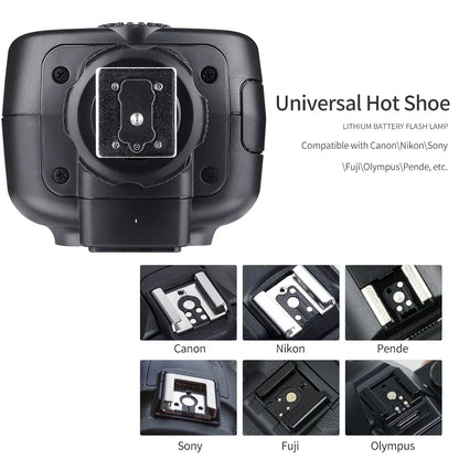 Godox TT600 2.4G Wireless TTL Speedlite + X2T Trigger — Compatible with Canon, Nikon, Sony, Fuji, Olympus