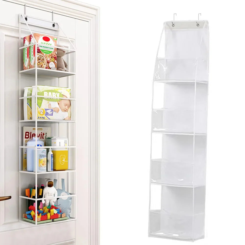 Multi-Functional Fabric Hanging Bag – Behind-the-Door Organizer with Multi-Layer Storage for Miscellaneous Items