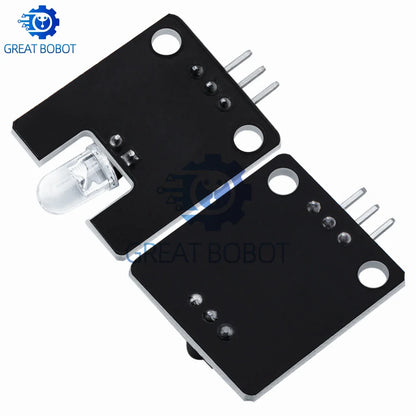 BS 1Set IR Infrared Transmitter & Receiver Module – 38kHz Digital Sensor with Remote Control for Arduino