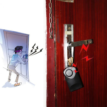 Portable 120dB Wireless Touch Sensor Security Alarm – Loud Door Knob Entry Alert for Anti-Theft, Hotel & Travel Safety