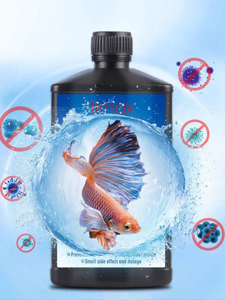 310ML Methylene Blue Solution for Fish – Aquarium Treatment for White Spots & Fish Disease, Ideal for Koi, Goldfish & Betta