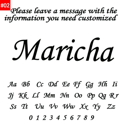 Customized Name Letter Necklace – Personalized Stainless Steel Pendant, Simple Clavicle Chain for Women, Valentine's Day Gift