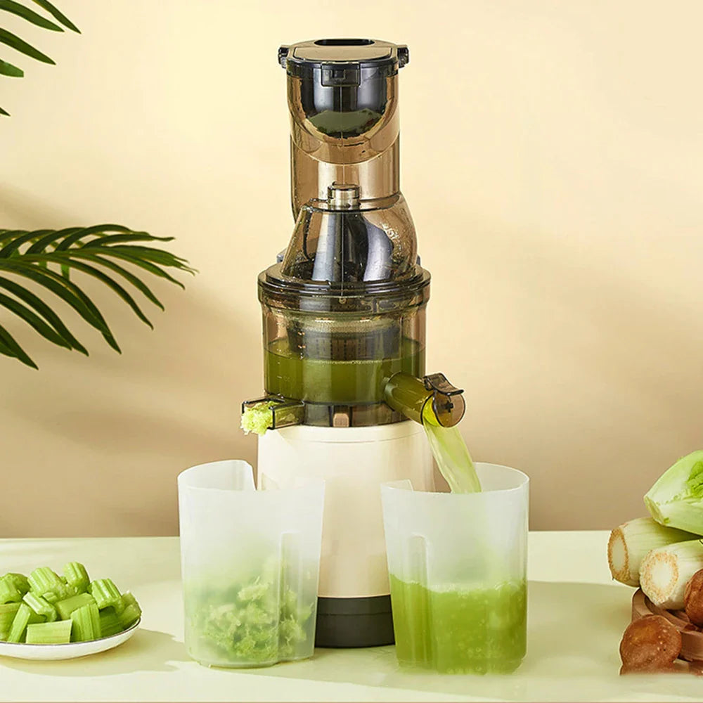 Houselin 7" Cold Press Juicer — Masticating Juicer Machine for Fruits & Vegetables