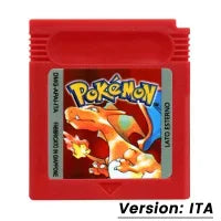 Pokemon GBC Game Cartridge — Red, Blue, Crystal, Gold, Green, Silver, Yellow 16-Bit for GB/SP