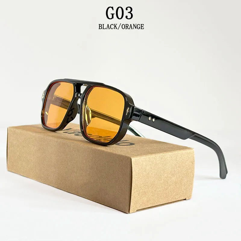 2025 Vintage Fashion Sunglasses for Men — Stylish UV Protection Eyewear Dropshipping Glasses