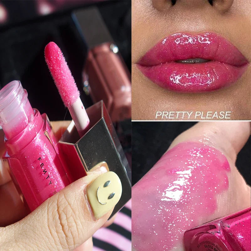 FB Gloss Bomb Cream Lip Gloss | High Shine, Glitter, Moisturizing Plumper, Long-Lasting Liquid Lipstick 9ml