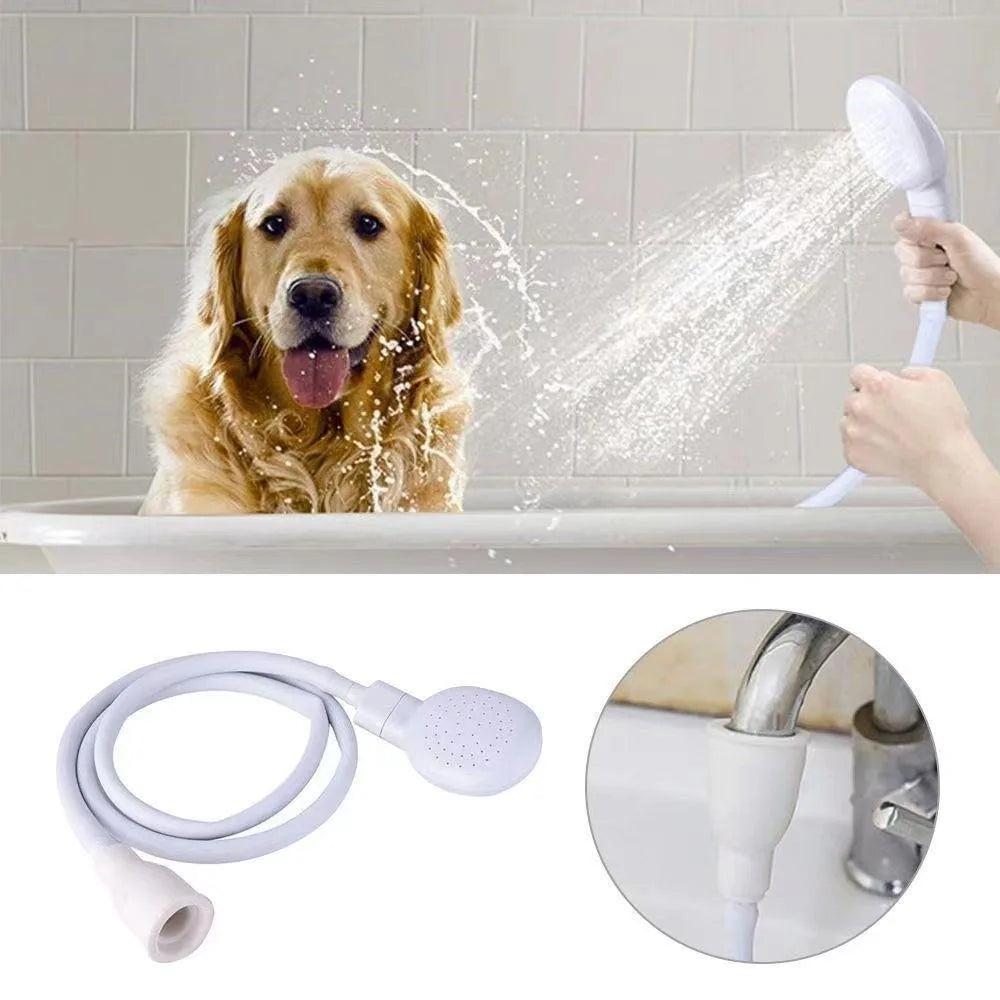 Multifunctional Faucet Shower Sprinkler with Drain Filter & Hose – Sink Wash Head, Shower Extender for Bathroom and Pet Bath Cleaning