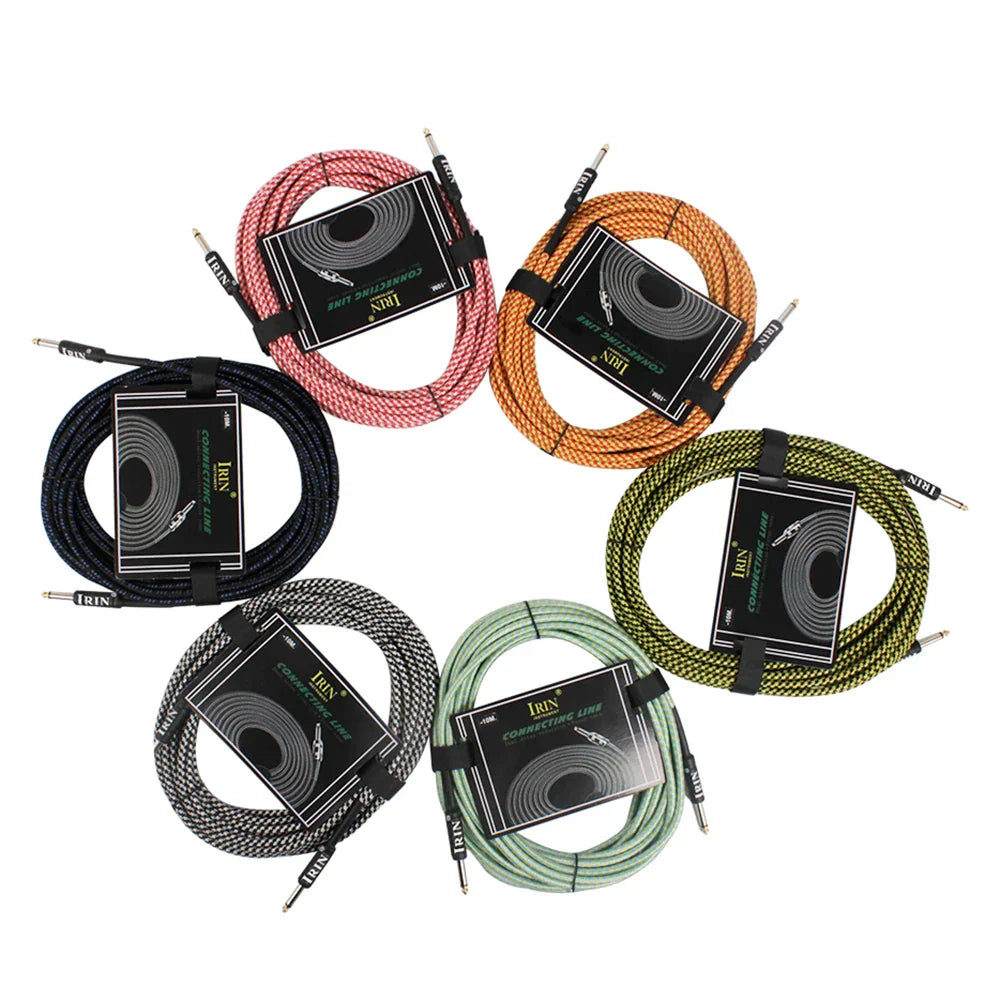 IRIN 3M Guitar Cable - No Noise Audio Wire Cord, Stringed Instrument Accessories for Electric Guitar Bass