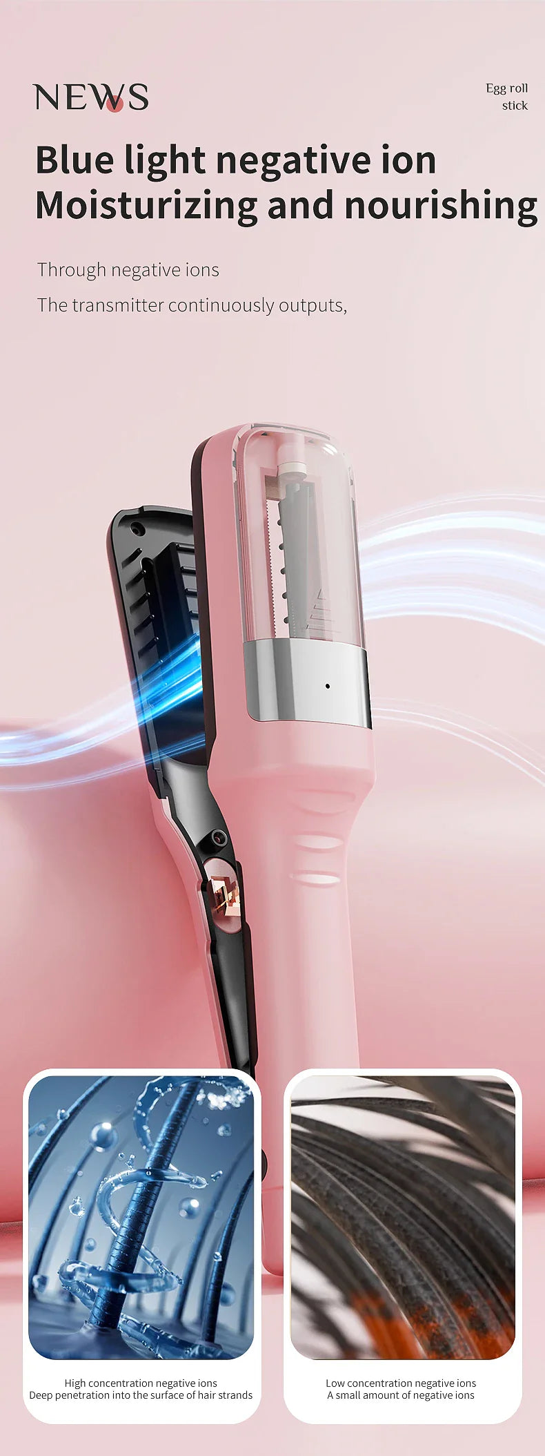Cordless Hair Ends Trimmer – Professional Automatic Split End Remover for Dry, Damaged, Brittle Hair