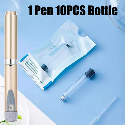 Magic Pen Tattoo & Insulin Pen Cartridges — 10pcs 3ml Empty Cassette Bottles for Lilly Injection