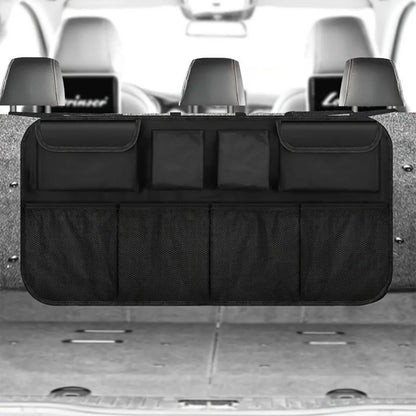 Waterproof Car Seat Back Storage Hanging Bag - SUV Mesh Pocket Organizer for Car Interior