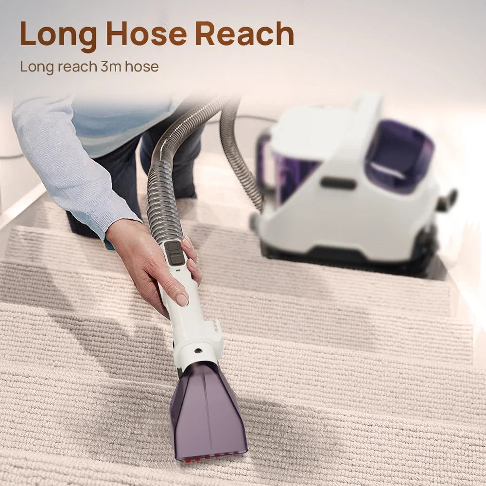 Portable Carpet & Upholstery Cleaner - Multi-Purpose Deep Cleaning Machine for Home