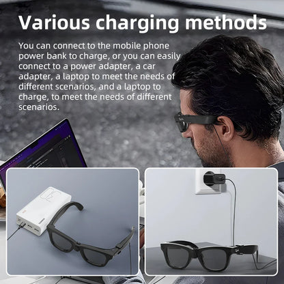 HIBLOKS Ray-Ban Meta Wayfarer Fast Charging Type-C Cable 1.2m for RW4006 RW4008 Lightweight Portable Charger