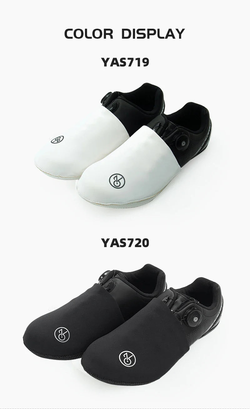YKYKBIKE Winter Bicycle Toe Covers – Rainproof & Windproof Bike Shoe Covers for Cycling Overshoes & Road Booties