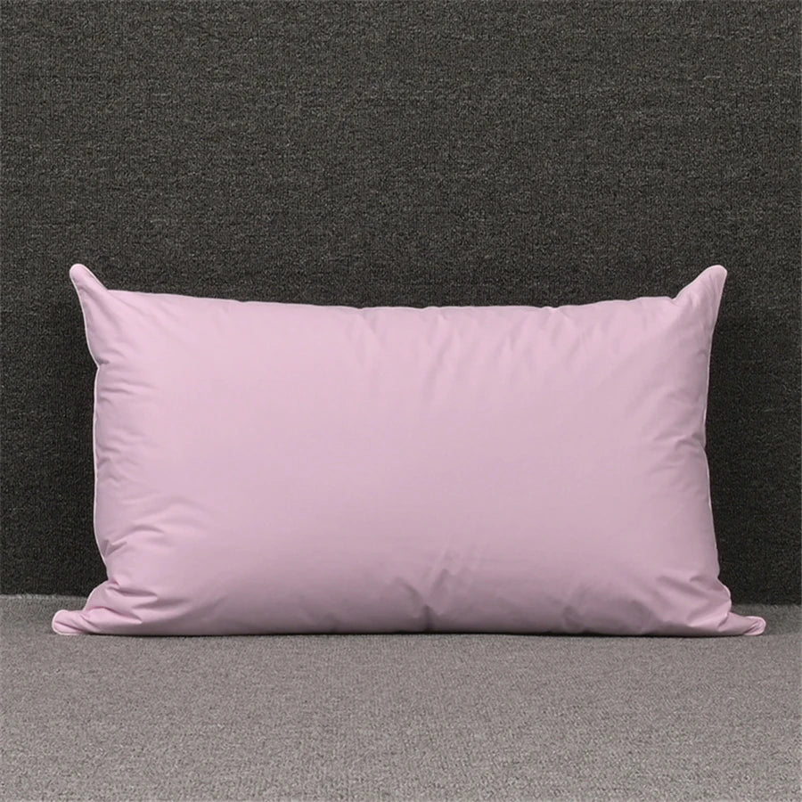 100% White Goose Feather Pillow – Five-Star Hotel Quality, Orthopedic & Memory Support, Single Size for Healthy Sleep