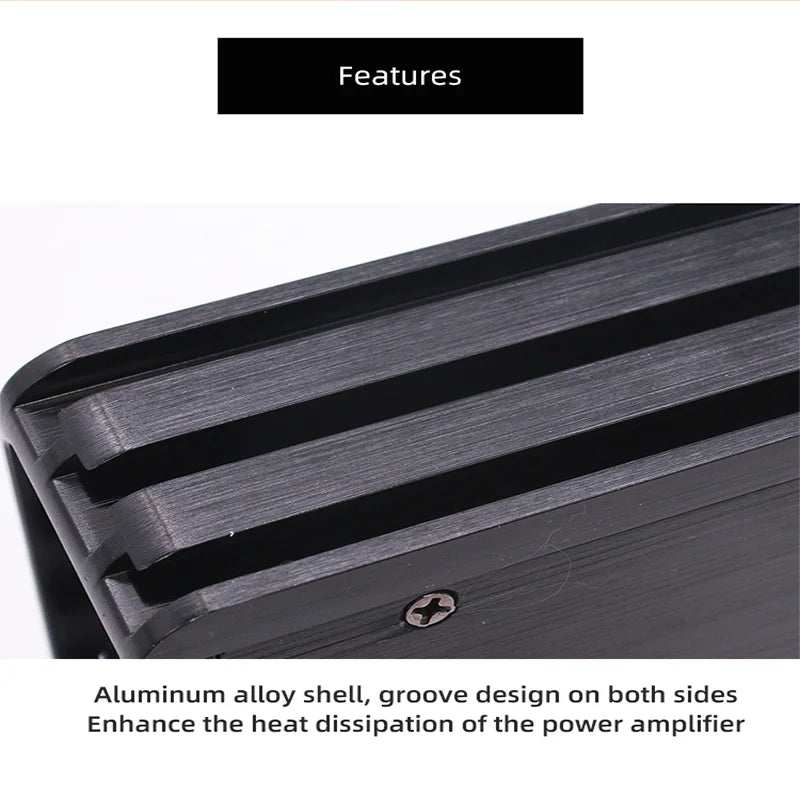 Class AB 4x60W Car Power Amplifier – Non-Destructive Installation DSP for Android Large Screen Car Audio Speakers