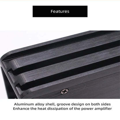 Class AB 4x60W Car Power Amplifier – Non-Destructive Installation DSP for Android Large Screen Car Audio Speakers
