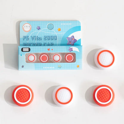 4pcs Silicone Thumb Stick Grip Caps for PS Vita | Joystick Protector for PSV 1000/2000